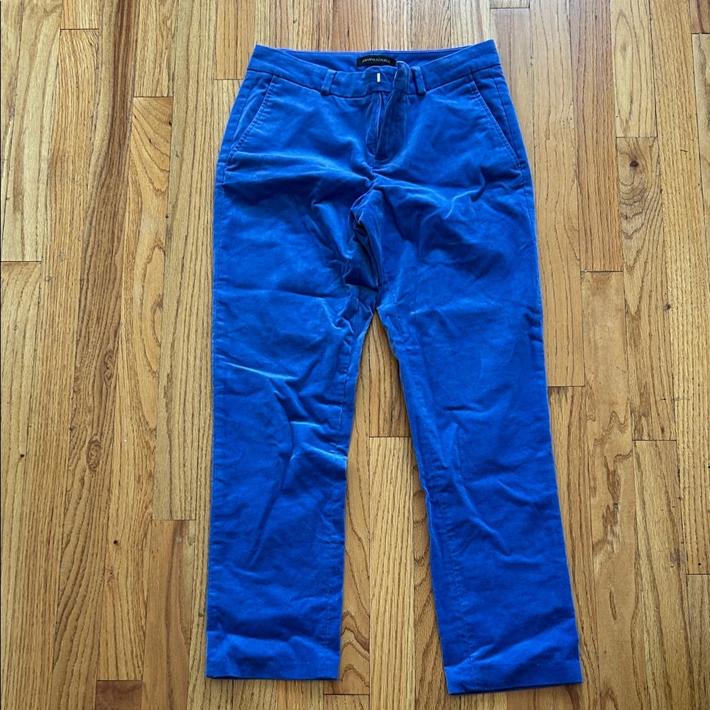 Banana Republic Women's Bright Blue Corduroy Chinos